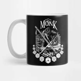 RPG Class Series: Monk - White Version Mug